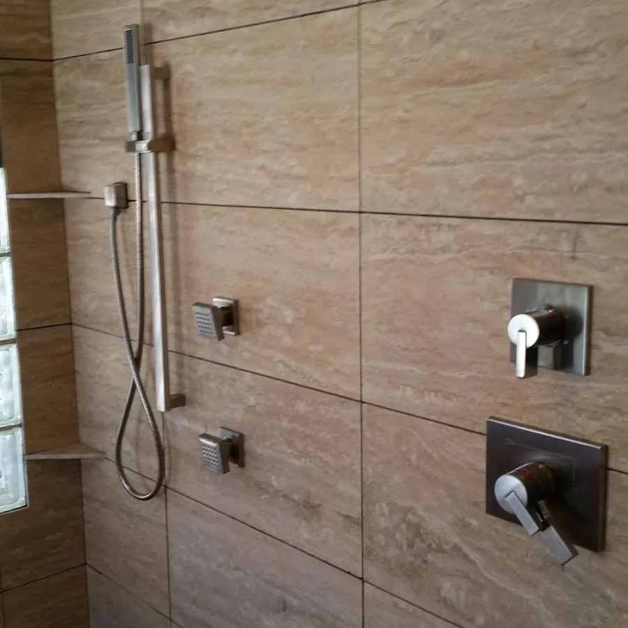 Shower fixture installation for Water Heater Replacement in McKinney